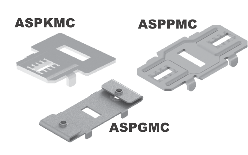 Adaptery śrubowe panelu ASPKMC, ASPPMC, ASPGMC